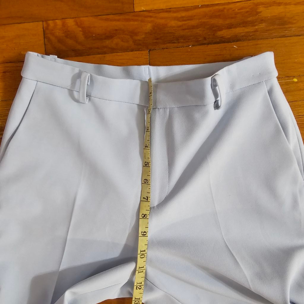 Uniqlo Women's Blue Bootcut Trousers Pants Size Medium - Picture 4 of 10